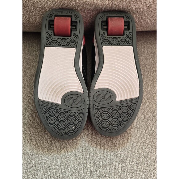 HEELYS Propel KR | Unisex Wheeled Shoes, Black/Red/Grey Strap, sz 5y - Picture 5 of 7